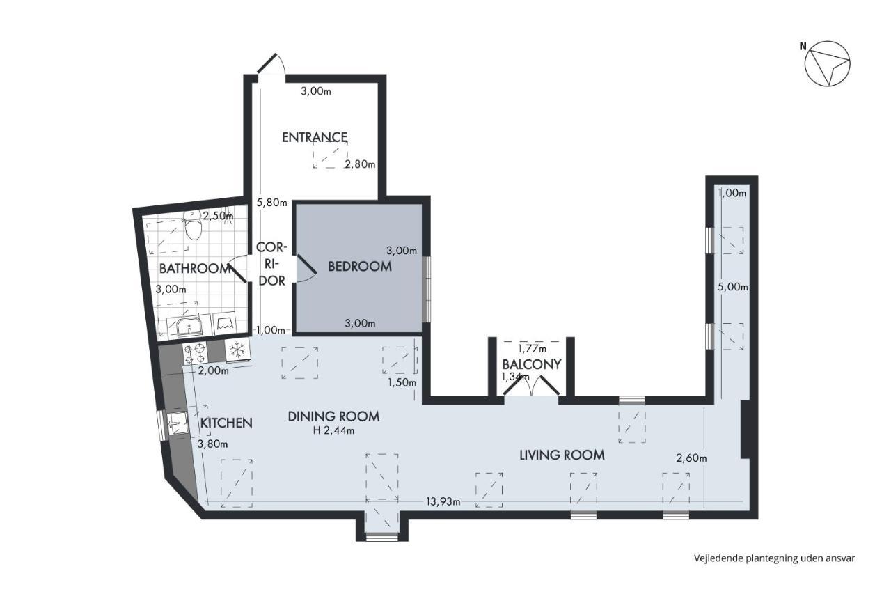 Sanders Regent - Adorable One-bedroom Near Square København